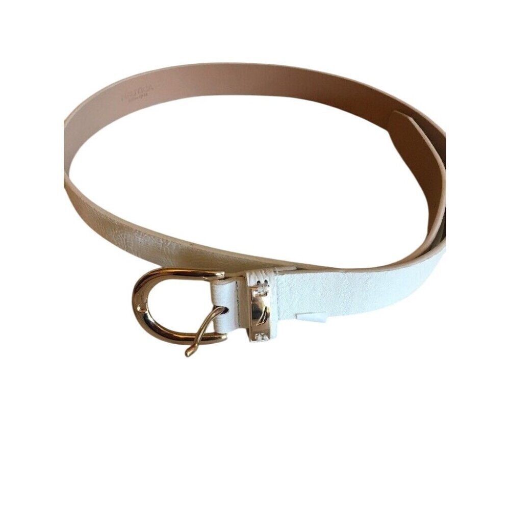 Woman's Dockers White Belt Size Medium M